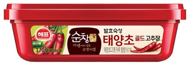 사조해표 고추장골드 태양초 170g, 1