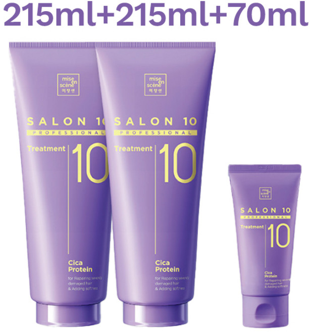 미쟝센 살롱 10 프로페셔널 시카 프로틴 헤어트리트먼트, 500ml, 1개