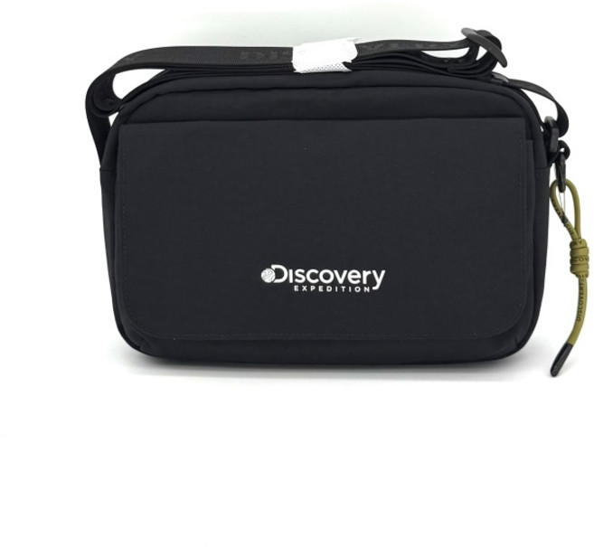 [백화점매장판]디스커버리 미니 가방 남녀공용 DSCB 데일리 플랩 크로스백 블랙