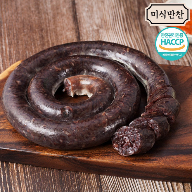 [HACCP] 미식만찬 찰순대 찰진 순대 피순대, 3개, 500g