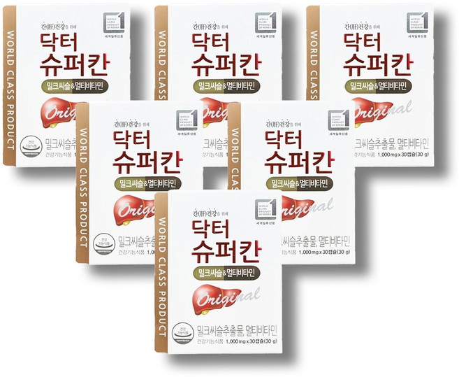 에이치엘사이언스 닥터 슈퍼칸, 30정, 6개