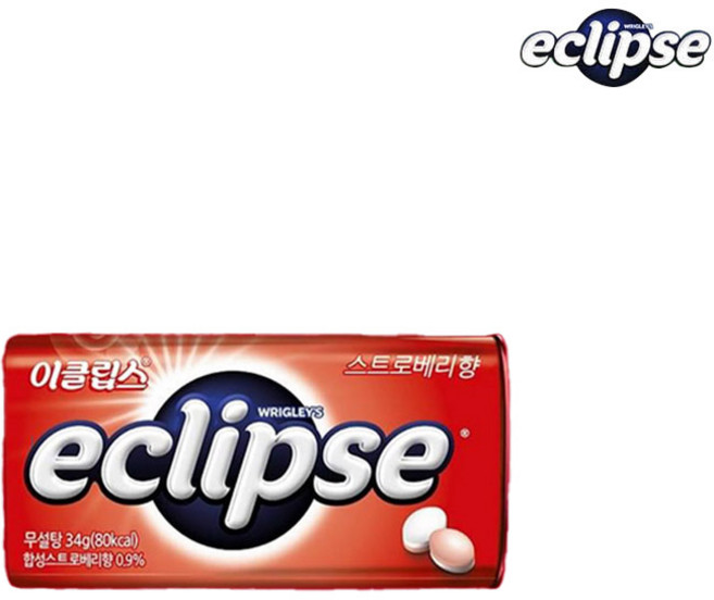 이클립스 캔디 스트로베리향, 31g, 8개