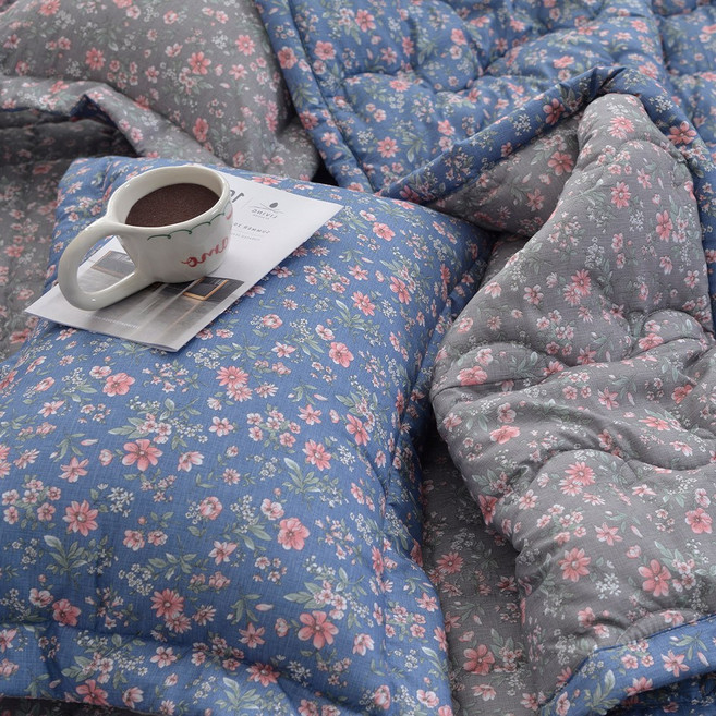 리브린 플라워레인 세미마이크로 베개커버 2size