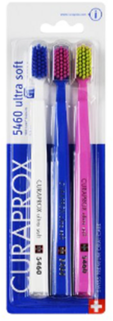 큐라덴 칫솔 큐라프록스 CS5460 울트라 소프트, 3개입, 1개