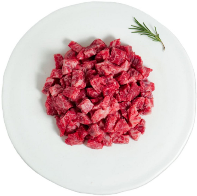 우마왕 한우 국거리 1++ 소고기 국거리용 냉장, 300g, 3개