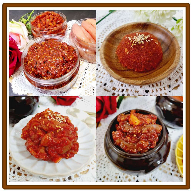 30년 전통 속초 중앙시장 젓갈 500g 12종 오징어젓 명란젓 가자미식해, 오징어 500g, 1개