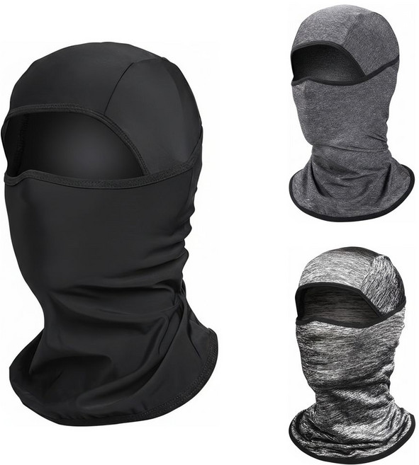 락브로스 스포츠 쿨 바라클라바 LF7162, 블랙, 1개