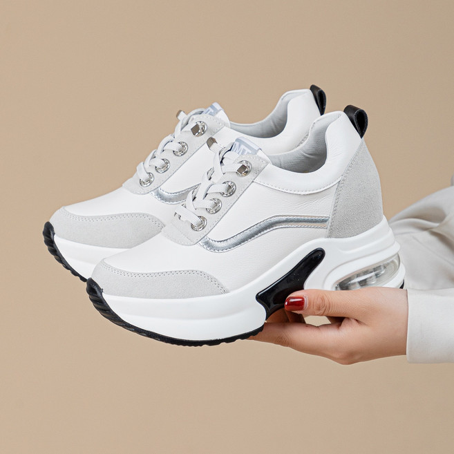 여성 키높이 운동화 통굽 스니커즈 7cm