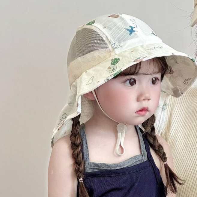 블랙체리 아동용 매쉬 챙모자