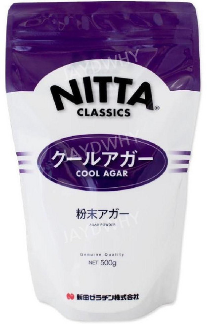 닛타 젤라틴 쿨아가 일본 물방울떡 500g, 2개