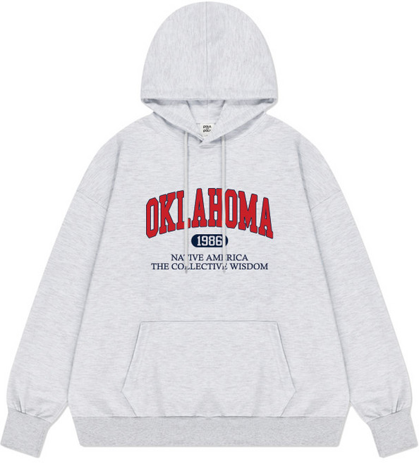 오클라호마 오버핏 남여공용 후드티 5컬러