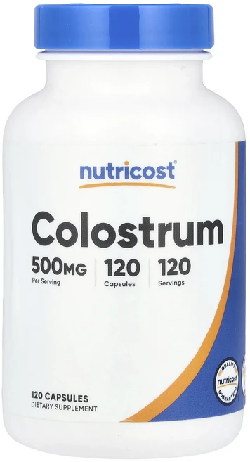 새해 첫좋은선물 Nutricost 초유 500mg 캡슐 120정 제대로 할인합니다, 1개 - 쿠팡