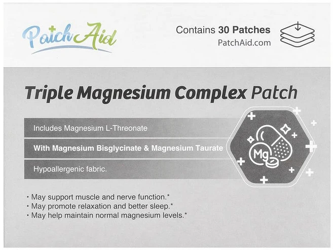 PatchAid 트리플 마그네슘 복합체 패치 30매 PatchAid (패치에이드), , 트리플 마그네슘 복합체 패치, 30매 PatchAi, 1개 - 쿠팡