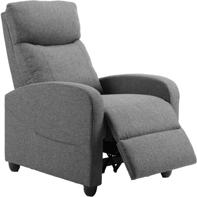 모아니스 리클라이너 소파 1인용, 그레이