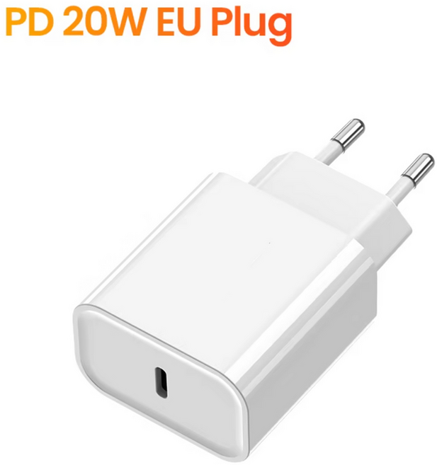 NNBILI PD 20W 고속 충전 USB C 충전기 iPhone 15 14 13 Pro Max Mini X XS 빠른 충전 유형 C 전화 충전기, 02 PD 20W EU Plug, 1개