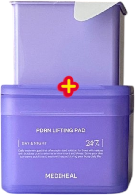메디힐 PDRN 피디알엔 모공 탄력 패드 100매+100매(리필), 1개, 200개입
