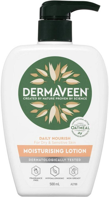 호주 더마빈 Dermaveen Body Lotion 모이스처라이징 바디로션, 500ml, 1개