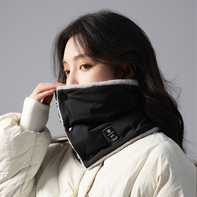 한파방한 목도리 버튼 디자인 얼굴보호 스카프 다색상