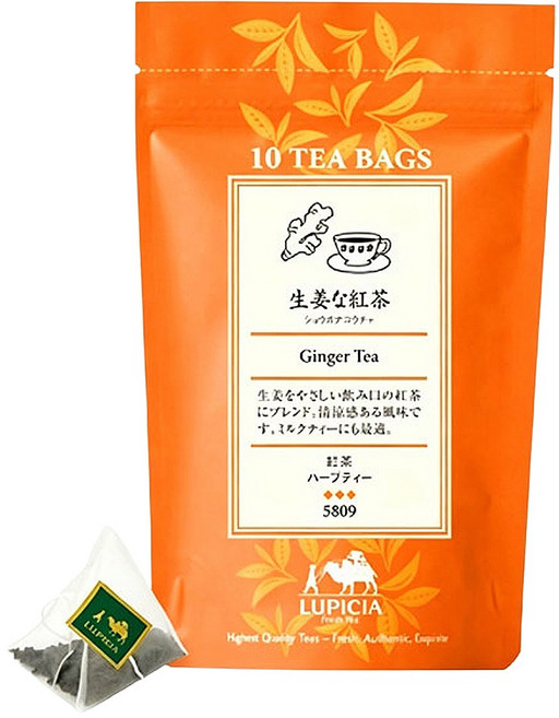 Lupicia 薑紅茶茶包, 1個, 10入, 2.5g