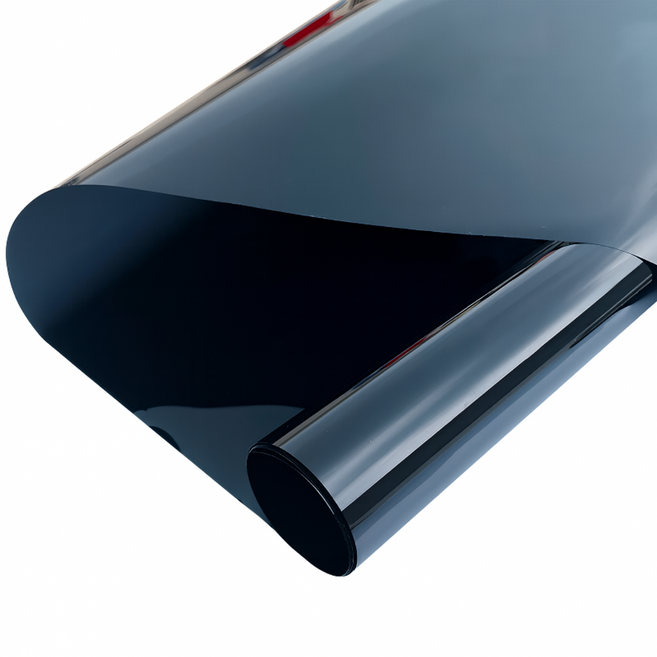 닥터쇼닝 유리창 자외선차단 물로만붙이는 단열필름 사생활보호 썬팅지 거울형 반사필름 셀프시공 시트지, 블루