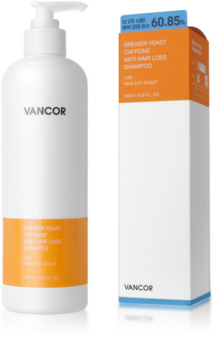 반코르 맥주효모 카페인 탈모샴푸 500ml, 1개