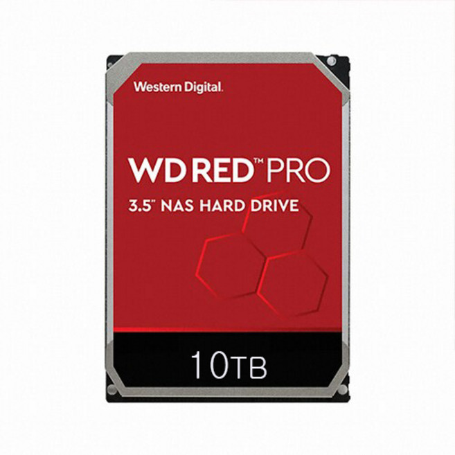 WD RED PRO 3.5 HDD, 10TB, WD102KFBX