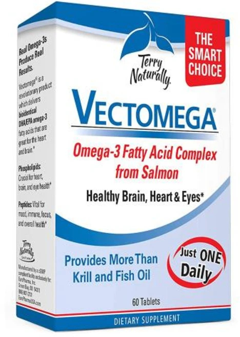 테리 내추럴리 연어 오메가3 60정 Vectomega Salmon Omega 3, 1개, 없음 - 쿠팡