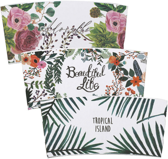 [테이크아웃] 멀티홀더 뷰티풀3종 모조합지 1000개, 1박스, 1000개입