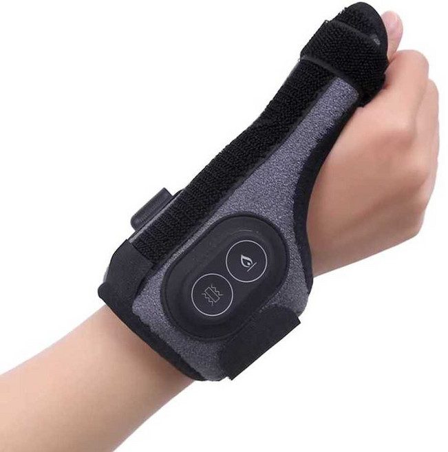 손가락 온열 보호대 건초염 힘줄 마디통증, 1개, (엄지 새끼) 온열