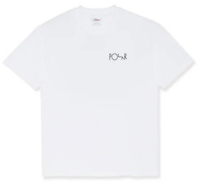 [폴라 스케이트] POLAR SKATE_필 로고 티_ SKORSTEN FILL LOGO TEE - WHITE