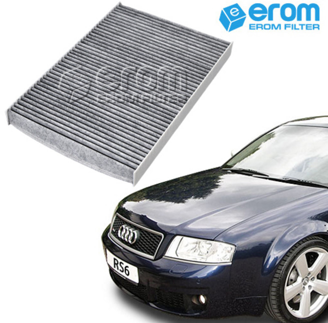 이롬필터 아우디 에어컨필터CUK3037 프리미엄 활성탄, 1개, RS6 4.2 V8 (4B/C5) (02~04년)