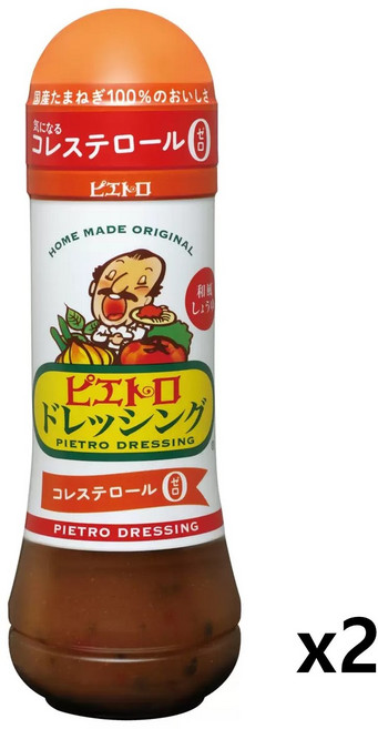 피에트로 드레싱 일본식 간장 600ml 2개 샐러드 jpcc (제조시부터 유통기한이 2개월내로 짧은 상품 입니다.)