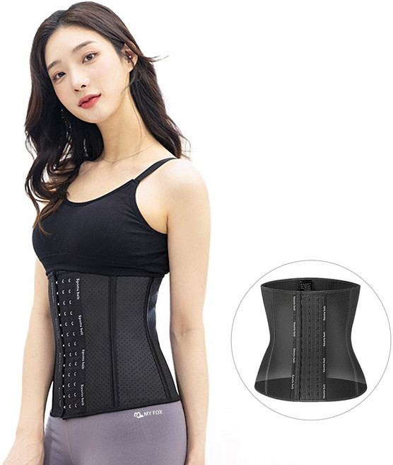 마이폭스 골반 뱃살 늑골 흉통 흉곽줄이기 보정속옷 허리보호대 코르셋 CR03
