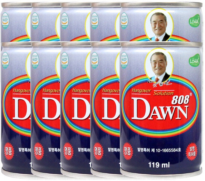 그래미 여명808 119ml / 송별회 송년회 술자리 음주전후음료, 10개