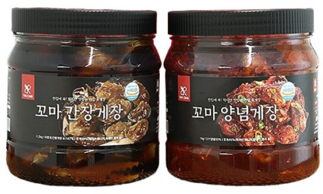 더꽃게 꼬마 간장게장 1.2kg + 양념게장 1kg