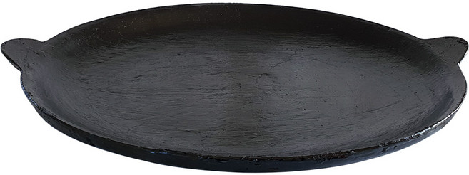 국내산 길들인 통주물 무쇠 프라이팬 인덕션겸용 후라이팬 수작업생산, 인덕션겸용 무쇠 후라이팬(중)