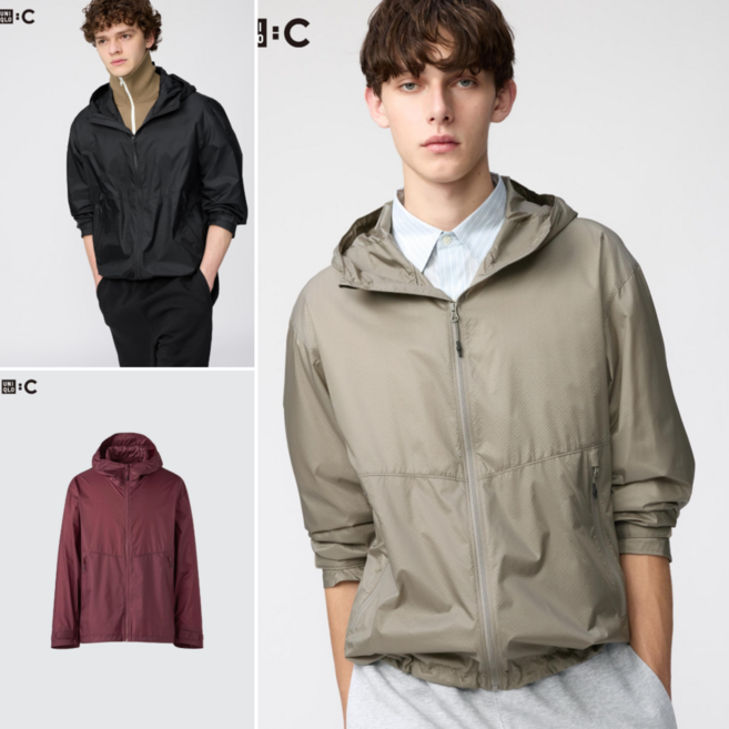 유니클로 라이트 웨이트 파카 바람막이 [26SS] 경량 후드 발수 가벼운 운동 환절기 자켓