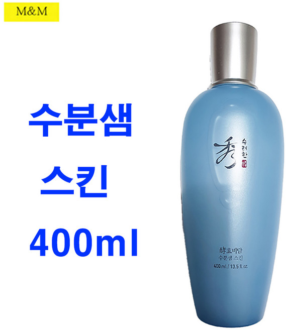 수려한 효비담 수분샘 스킨 400ml 대용량 (케이스없음), 1개