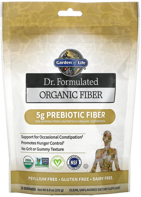 가든오브라이프 103015 닥터포뮬레이티드 섬유소 투명 무맛 192g, 1개 - 쿠팡