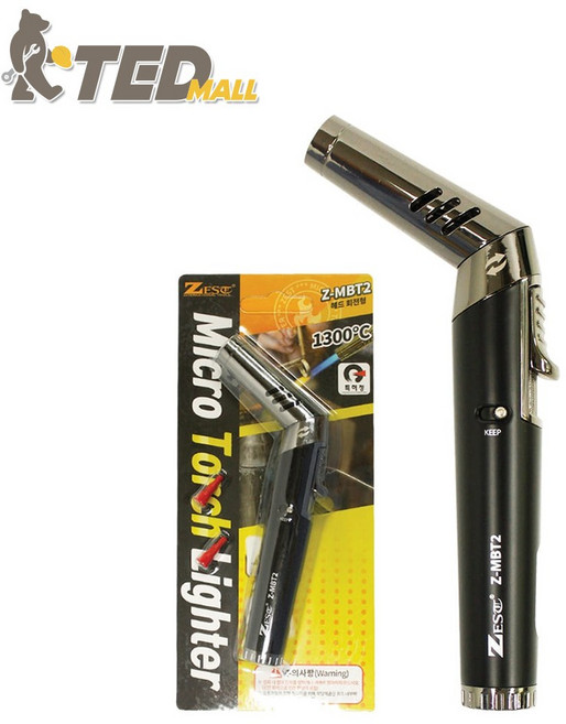 어벤툴즈 제스트 토치 마이크로 라이터 Z-MBT1 / Z-MBT2 / Z-MBT3 / Z-MBT4, 1개