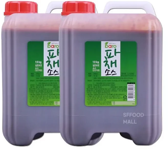 바로 파채소스 10kgX2개 파절이 파무침 고기집 업소용, 10kg, 1개