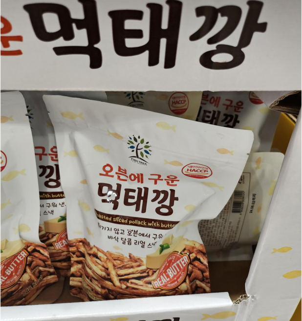 오븐에 구운 먹태깡 200g, 1개