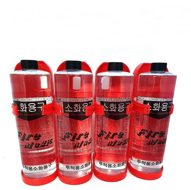 가정용소화기 던지는 투척 소화용구 간이 주방 숙박업소 업소용, 파이어매직 (본품4개+거치대4개), 1개, 파이어매직 (본품4개+거치대4개)