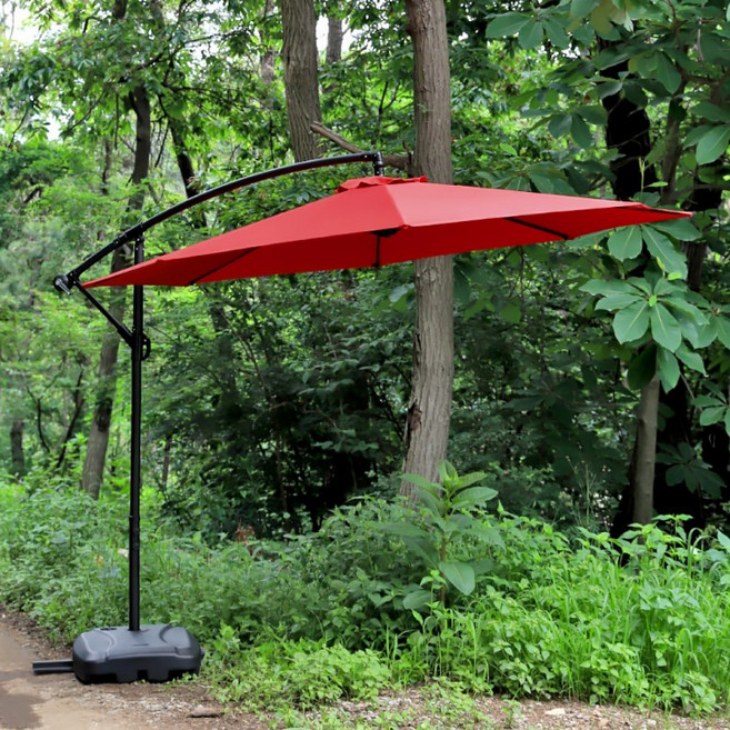 캠핑 카페 야외용 튼튼 실속 알찬 낚시 튼튼한 받침대 홀딩 파라솔 대형파라솔, 팬시파라솔 블루, 팬시파라솔 블루