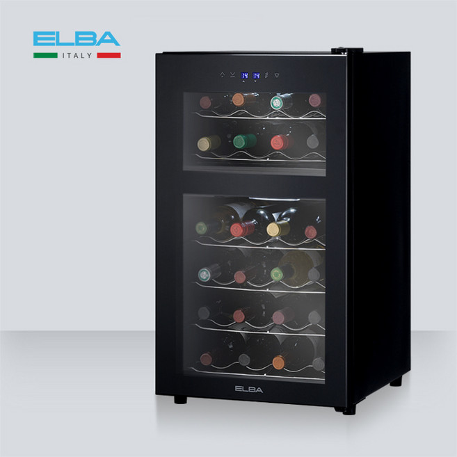 엘바 와인셀러 (24병 / 65L) EW65DT24 블랙, 24병 65L EW65DT24