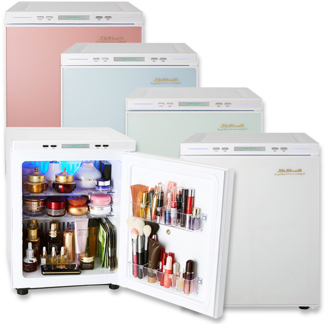 미쉘 무소음 화장품냉장고 25L 신제품 모음전/한국산 미니냉장고, AT-0182S (민트)