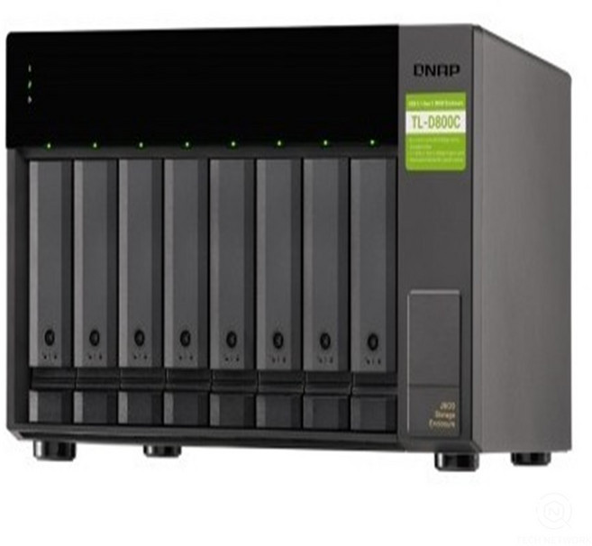 USB C타입 8베이 데이터 스토리지 백업 서버구축 확장 보관 NAS NAS서버, 큐냅 TL-D800C