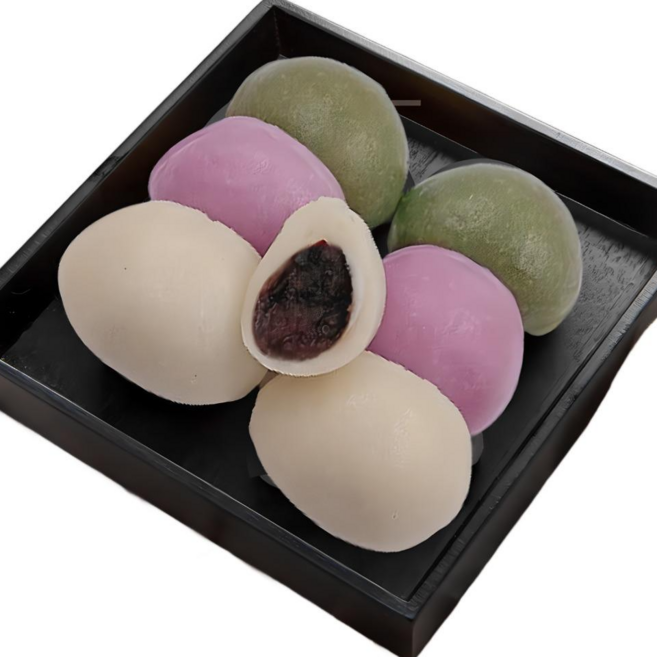 [셀브] 3색바람떡 1kg+1kg 굳지않는 백미/ 자색/쑥 / 굳지않는떡, 1kg, 2개