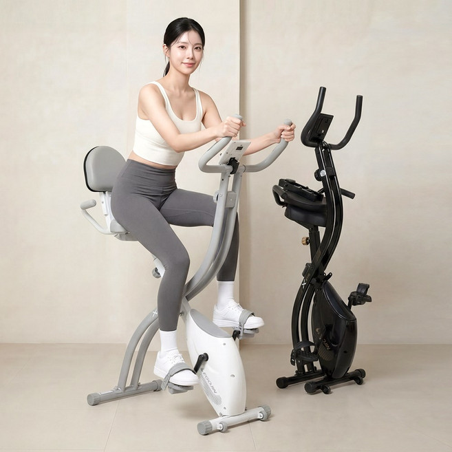 LPX1 실내 자전거 헬스 사이클 택배발송, 화이트, 곡선형(화이트)