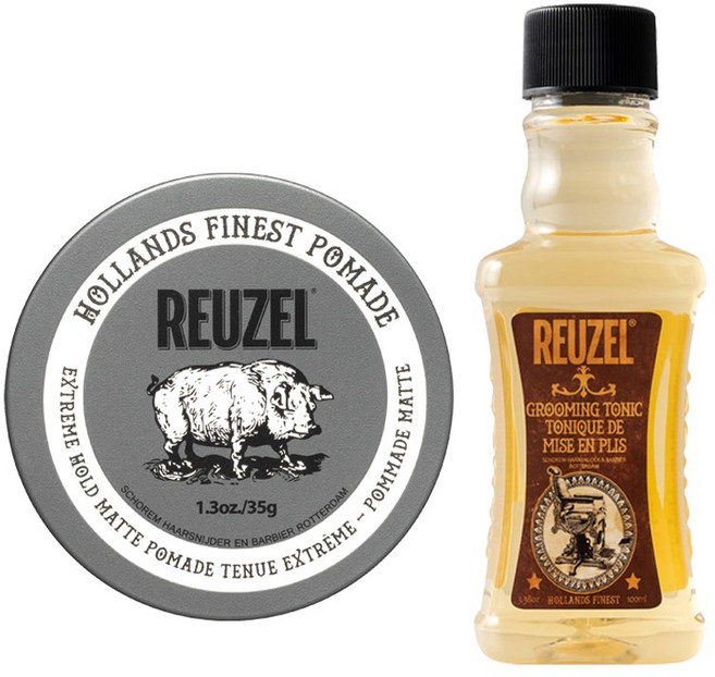 리우젤 그루밍 토닉 100ml + 익스트림 홀드 매트 포마드 35g, 1개